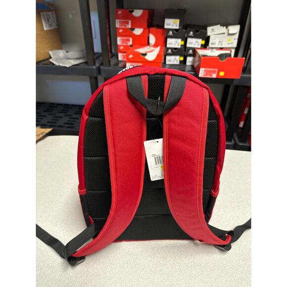 Air Jordan Jumpman Classics 13" Laptop School Backpack Black Red 9A0505-R78 - Picture 2 of 4